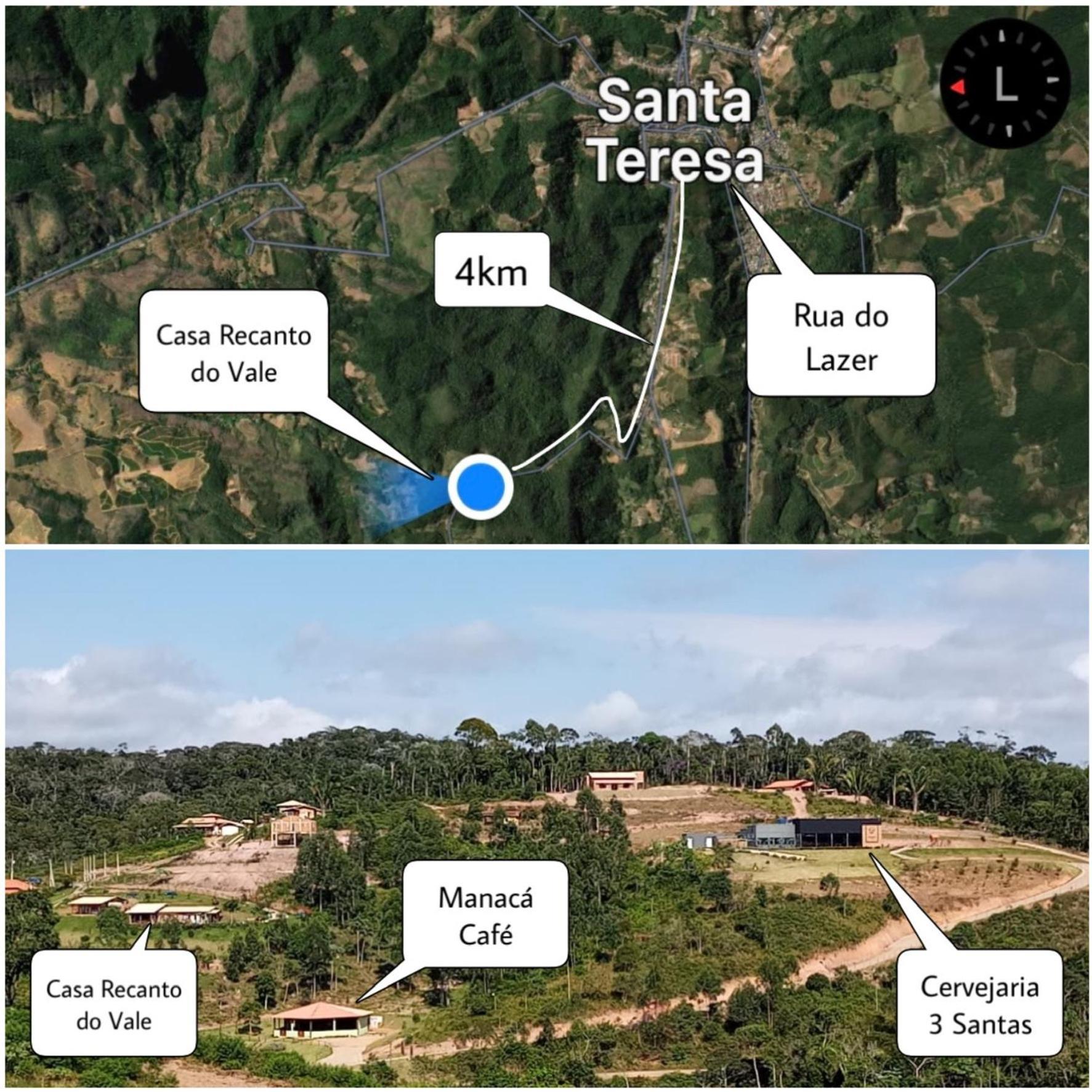 Casa De Campo No Caravaggio Ao Lado Da Cervejaria Tres Santas ซานตาเทเรซา ภายนอก รูปภาพ